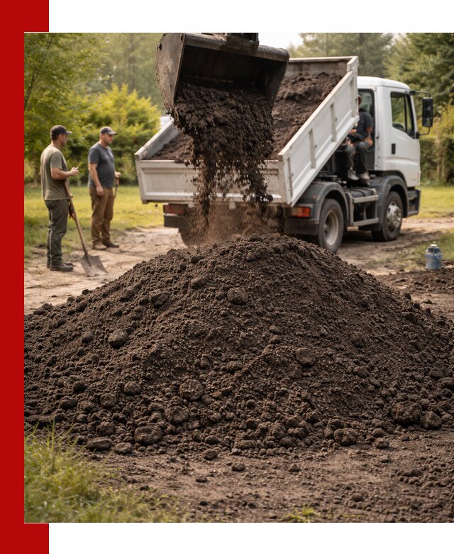 Доставка и продажа чернозема в Ленинске-Кузнецком оптом и в розницу