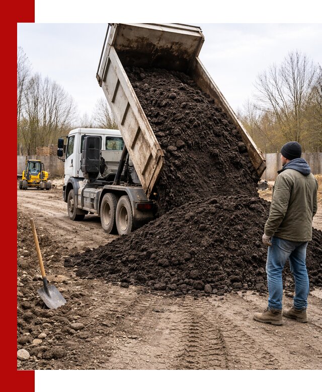 Доставка чернозема навалом в Ленинске-Кузнецком быстро и выгодно