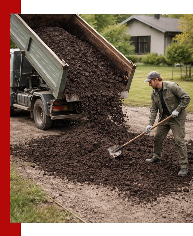 Чернозем для газона с доставкой в Ленинске-Кузнецком быстро и качественно