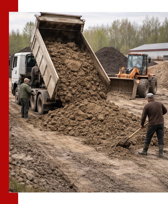 Доставка глин и суглинков в Ленинске-Кузнецком оптом и вкрай