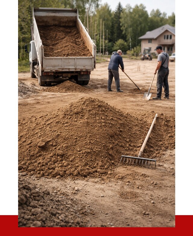 Суглинок для планировки в Ленинске-Кузнецком с доставкой от 4293 р. | ПРОНЕРУДЛнн
