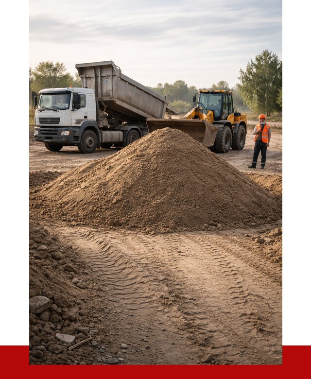 Купить песчаный грунт с доставкой в Ленинске-Кузнецком от 4293 р. | ПРОНЕРУДЛнн