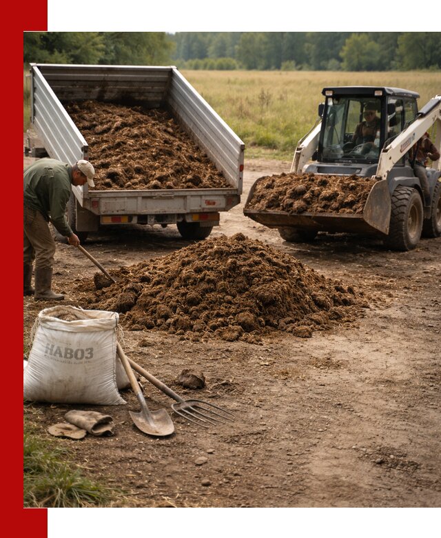 Доставка конского навоза в Ленинске-Кузнецком с разгрузкой и доставкой на объект