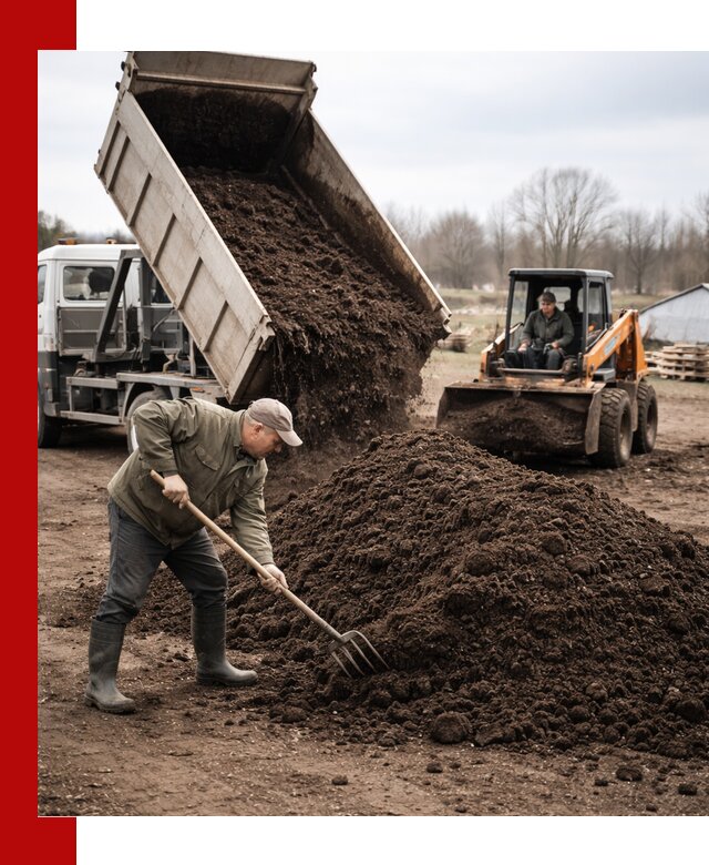 Доставка и продажа перегноя в Ленинске-Кузнецком быстро и дешево