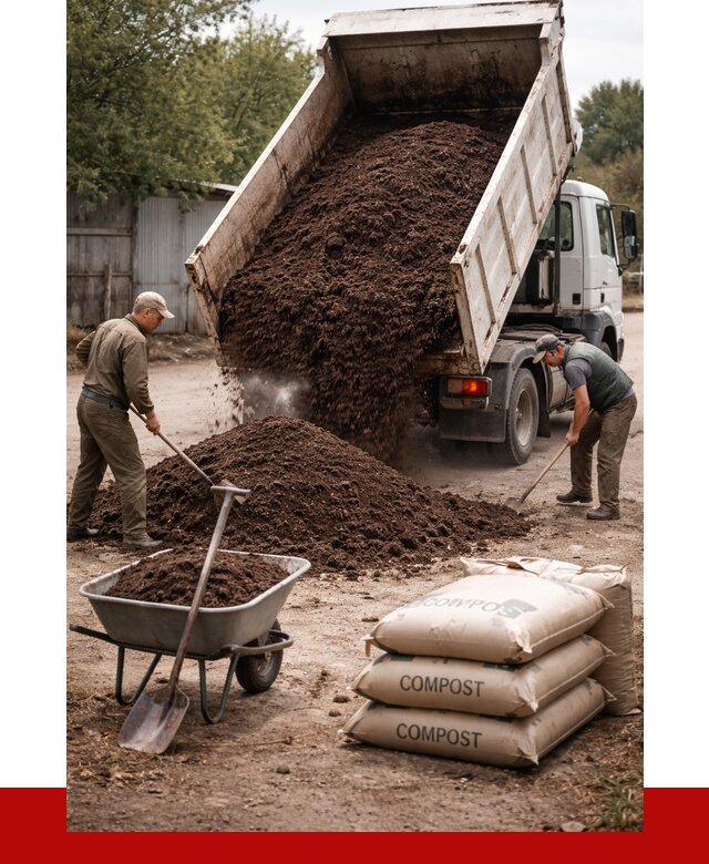 Купить компост в Ленинске-Кузнецком от 4293 р. за куб с доставкой | ПРОНЕРУДЛнн