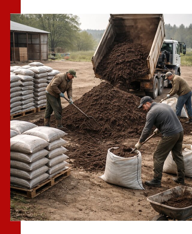 Доставка компоста оптом и в розницу в Ленинске-Кузнецком