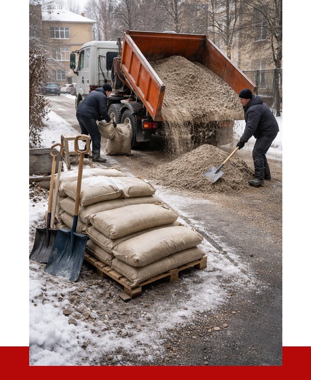 Противогололедные материалы оптом в Ленинске-Кузнецком от 4293 р. | ПРОНЕРУДЛнн