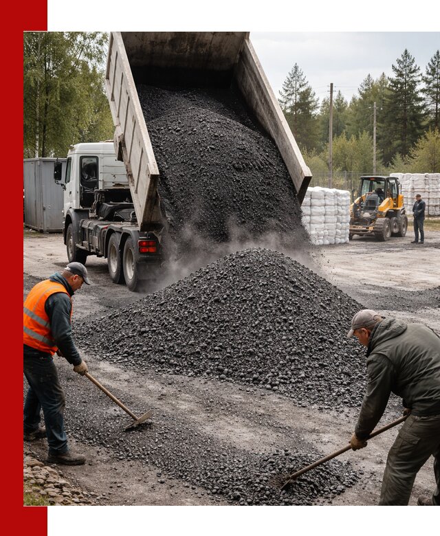 Доставка и продажа асфальтного гранулята в Ленинске-Кузнецком