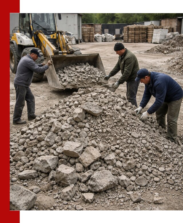 Демонтаж и вывоз бой бетона в Ленинске-Кузнецком