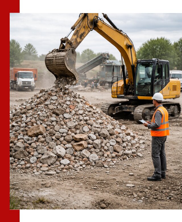 Доставка и вывоз строительного боя в Ленинске-Кузнецком