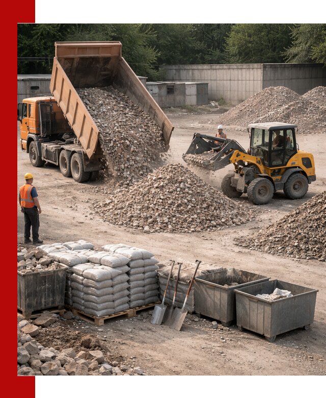 Вторичные материалы для отсыпки в Ленинске-Кузнецком — поставка и доставка