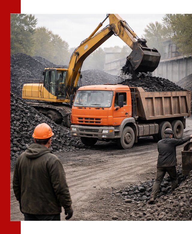 Доставка угля автотранспортом в Ленинске-Кузнецком быстро и выгодно