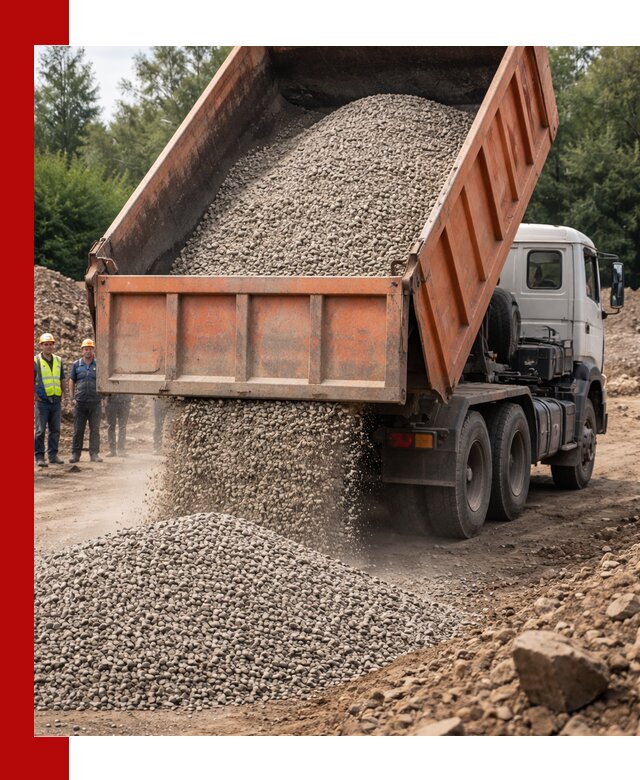 Доставка сыпучих материалов самосвалом в Ленинске-Кузнецком быстро и надежно