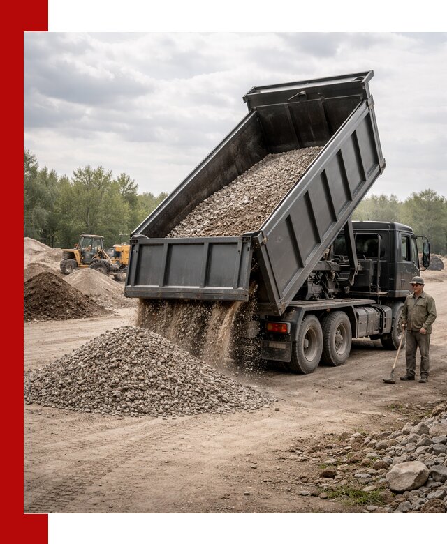 Доставка самосвалом 30 м3 по выгодным ценам в Ленинске-Кузнецком