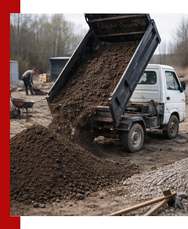 Аренда минисамосвала в Ленинске-Кузнецком для доставки сыпучих материалов