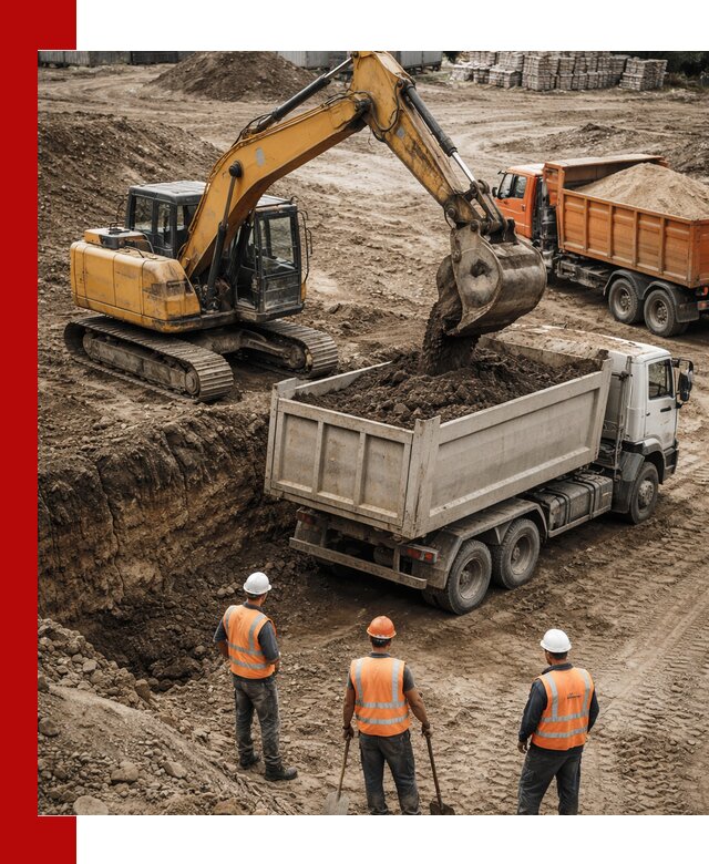 Разработка грунта для строительства и благоустройства в Ленинске-Кузнецком