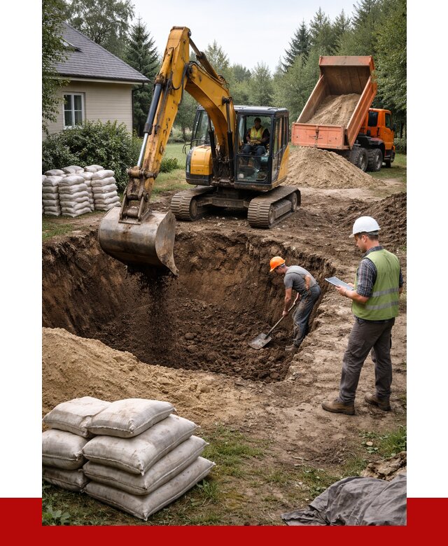 Рытье котлована в Ленинске-Кузнецком быстро от 4599 р. ПРОНЕРУДЛнн
