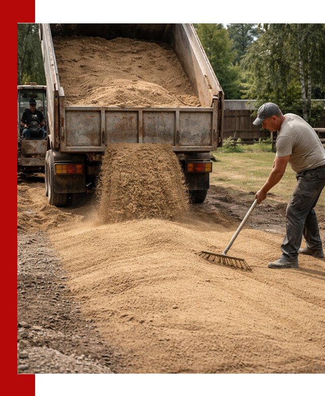 Отсыпка участка песком в Ленинске-Кузнецком быстро и качественно