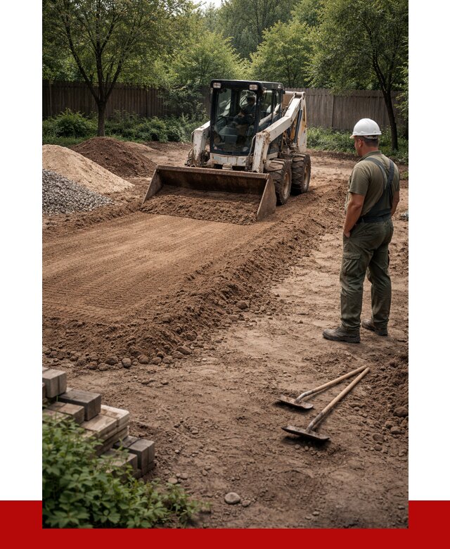 Выравнивание участка под ключ в Ленинске-Кузнецком от 3577 р. | ПРОНЕРУДЛнн