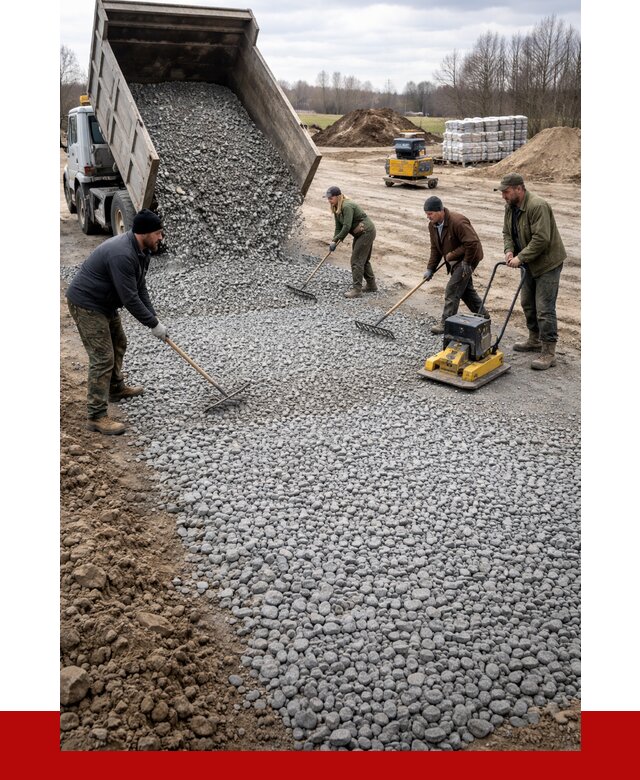 Устройство щебеночной подушки в Ленинске-Кузнецком от 4599 р. ПРОНЕРУДЛнн
