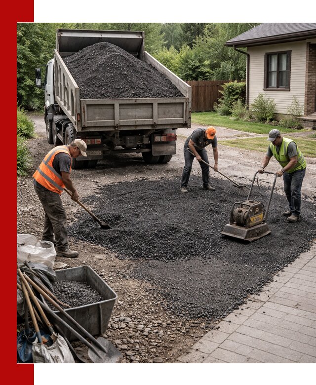 Асфальтовая крошка для двора с доставкой в Ленинске-Кузнецком